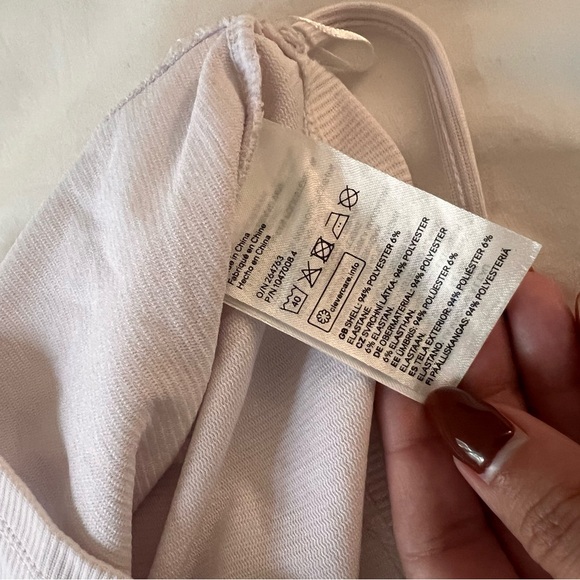 White Ribbed Tank Top - Picture 5 of 5